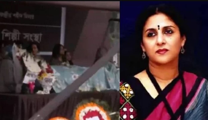 নিজস্ব প্রতিবেদকএকুশে পদকপ্রাপ্ত রবীন্দ্রসংগীত শিল্পী পাপিয়া সারোয়ারের মরদেহ কেন্দ্রীয় শহীদ মিনারে আনা হয়েছে।