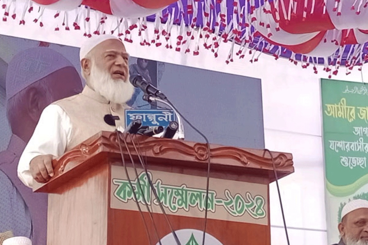 বাংলাদেশ জামায়াতে ইসলামীর আমির শফিকুর রহমান। ছবি: সংগৃহীত।