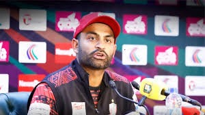 ফরচুন বরিশালের অধিনায়ক তামিম ইকবাল । ছবি: সংগৃহীত।