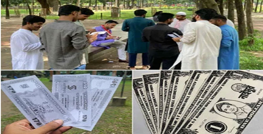 ডাকসু নির্বাচন: টাকার আদলে লিফলেট বিতরণের নতুন ট্রেন্ড