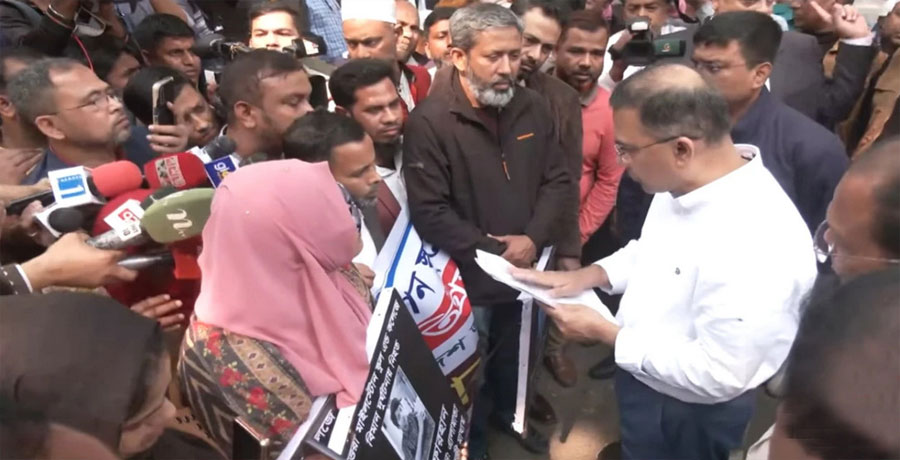মাইলস্টোন দুর্ঘটনায় আহত ও নিহতদের পরিবারের সঙ্গে তারেক রহমানের সাক্ষাৎ