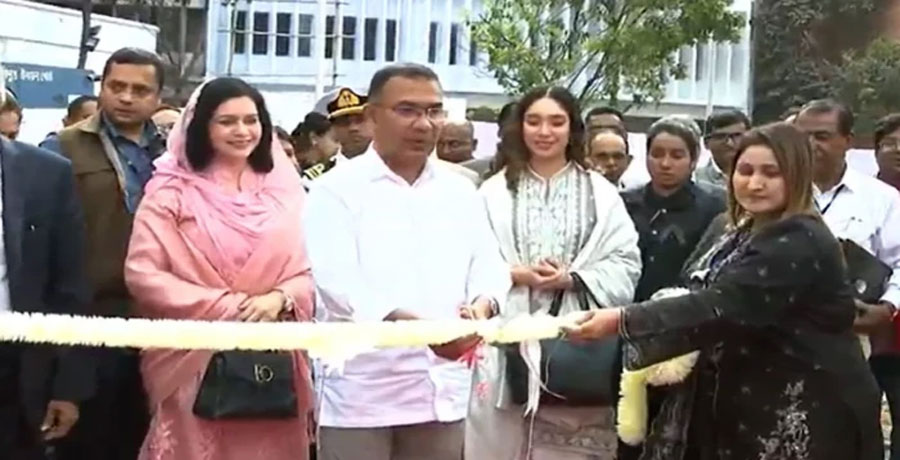 অমর একুশে বইমেলা শুরু, উদ্বোধন করলেন প্রধানমন্ত্রী