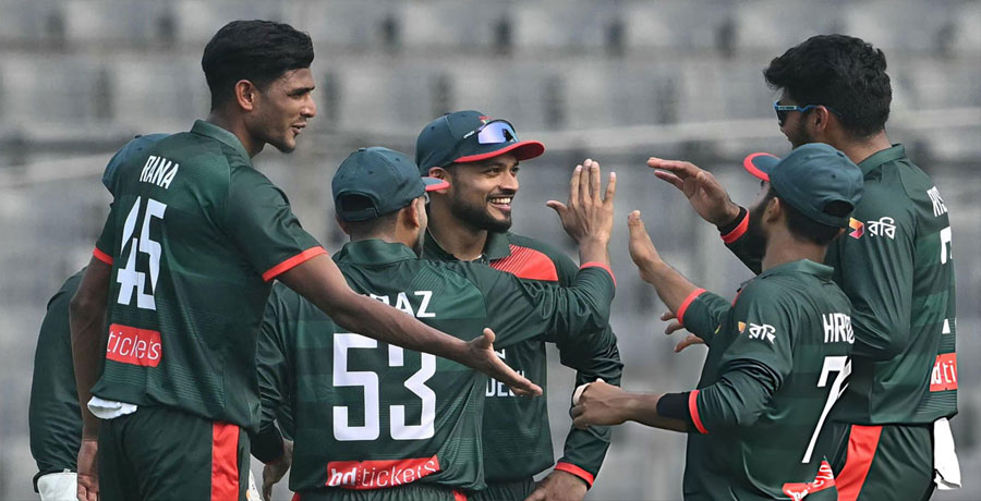 নাহিদ ও মিরাজের দাপটে ১১৪ রানেই পাকিস্তান অলআউট