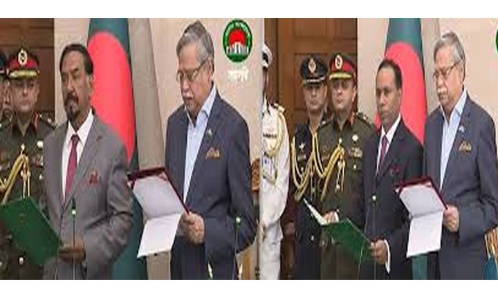  স্পিকার হাফিজ উদ্দিন ও ডেপুটি স্পিকার কায়সারের শপথ গ্রহণ