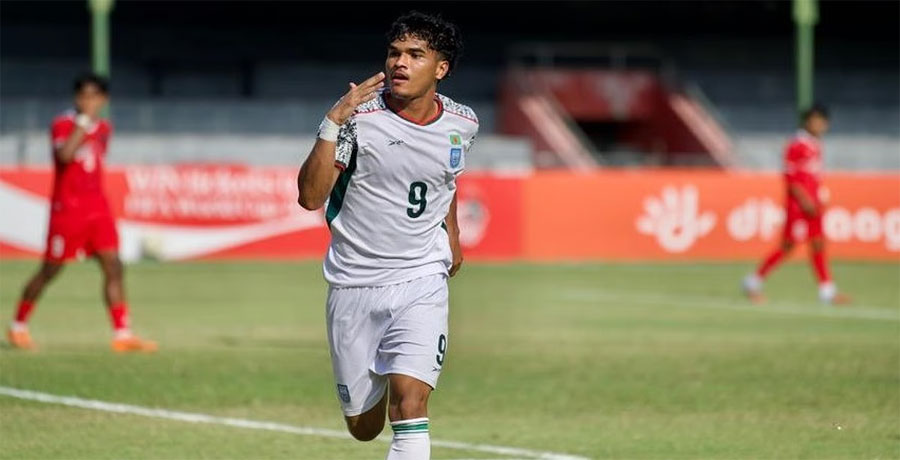মানিকের গোলে ফাইনালে বাংলাদেশ, নেপালকে হারালো U-20 দল