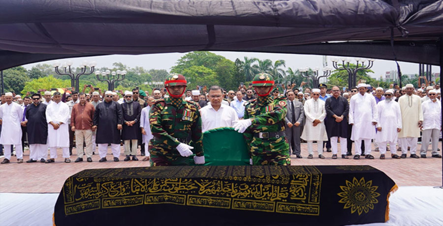  সাবেক প্রতিমন্ত্রী সিনহার জানাজায় অংশগ্রহণ  প্রধানমন্ত্রীর 