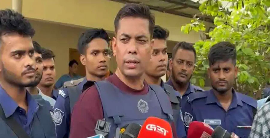 যেকোনো বিশৃঙ্খলা প্রতিহত করার বার্তা এসপি মাসুদের