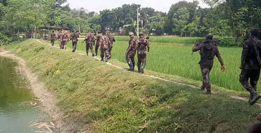সীমান্তে কাঁটাতার ঘিরে বাড়তি নজরদারিতে বিজিবি