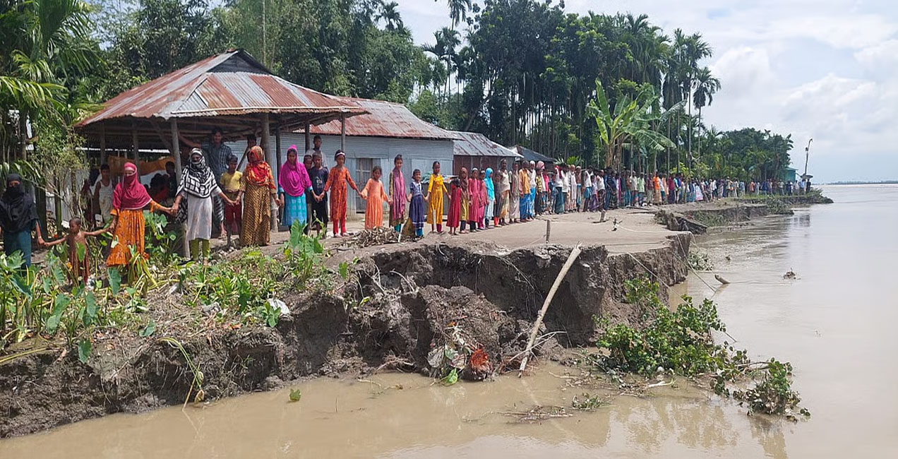 পাঁচ নদীর তাণ্ডবে বিপর্যস্ত কুড়িগ্রাম, আশ্রয়হীন ৫০০ পরিবার