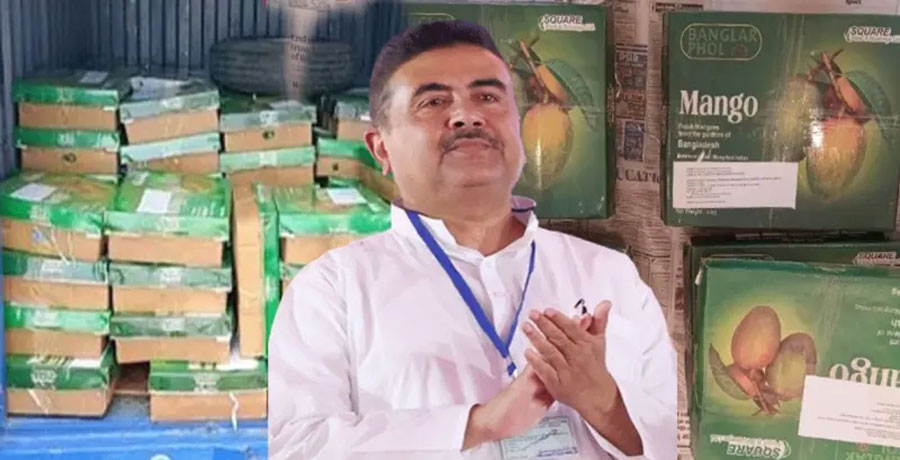 বাংলাদেশের পক্ষ থেকে শুভেন্দু অধিকারীকে আম উপহার