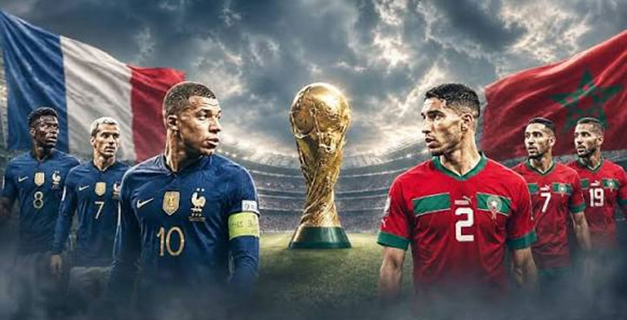 সেমিফাইনালের টিকিটের লড়াইয়ে ফ্রান্স-মরক্কো মুখোমুখি