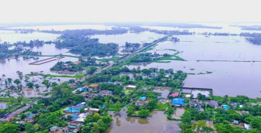বিশ্বের সর্বোচ্চ বন্যাঝুঁকির তালিকায় বাংলাদেশ শীর্ষে