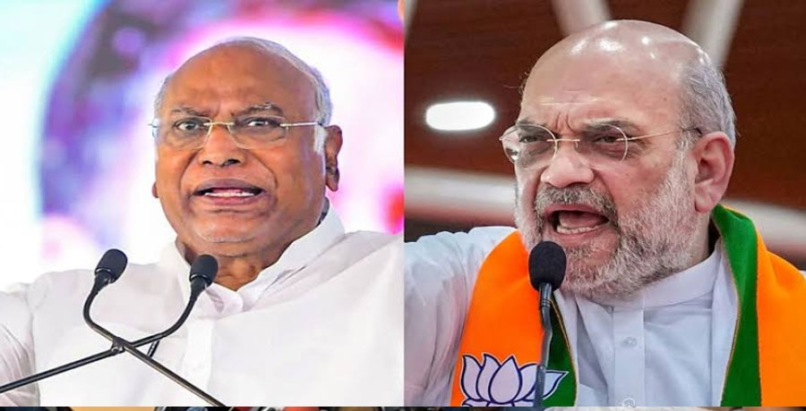 অমিত শাহকে টেনেহিঁচড়ে বের করার কড়া হুঁশিয়ারি কংগ্রেস প্রধানের 