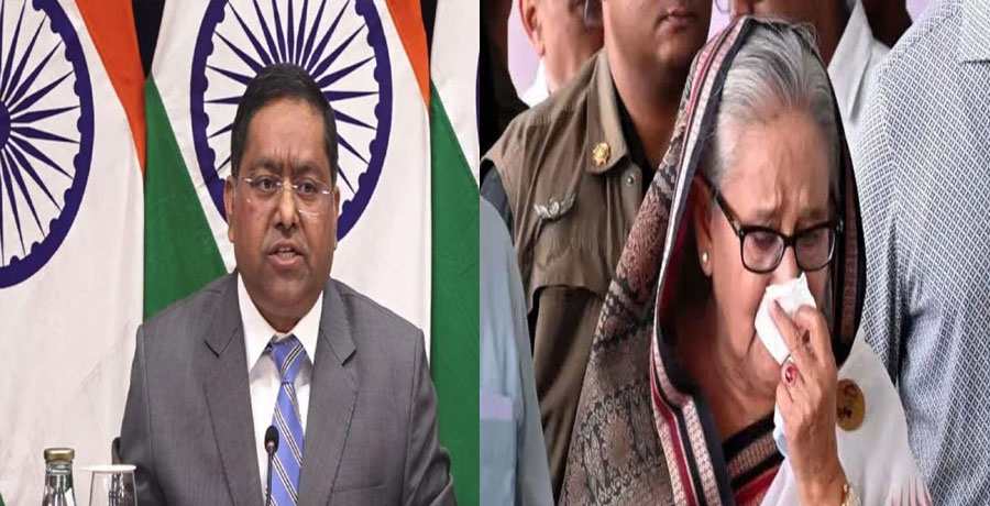  হাসিনাকে প্রত্যর্পণের বিষয়টি পর্যালোচনা করছে ভারত : জয়সওয়াল
