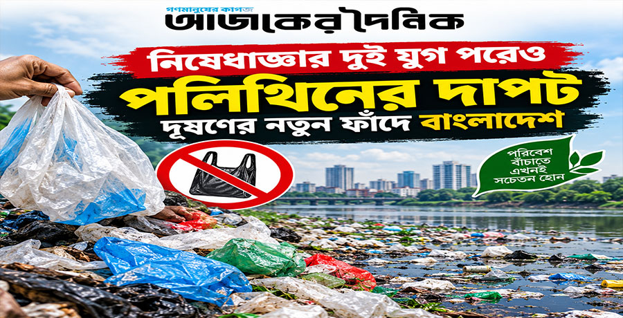 নিষেধাজ্ঞার দুই যুগ পরও পলিথিনের দাপট, দূষণের নতুন ফাঁদে বাংলাদেশ